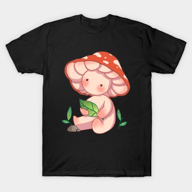 Mushroom man T-Shirt by Lukaimak